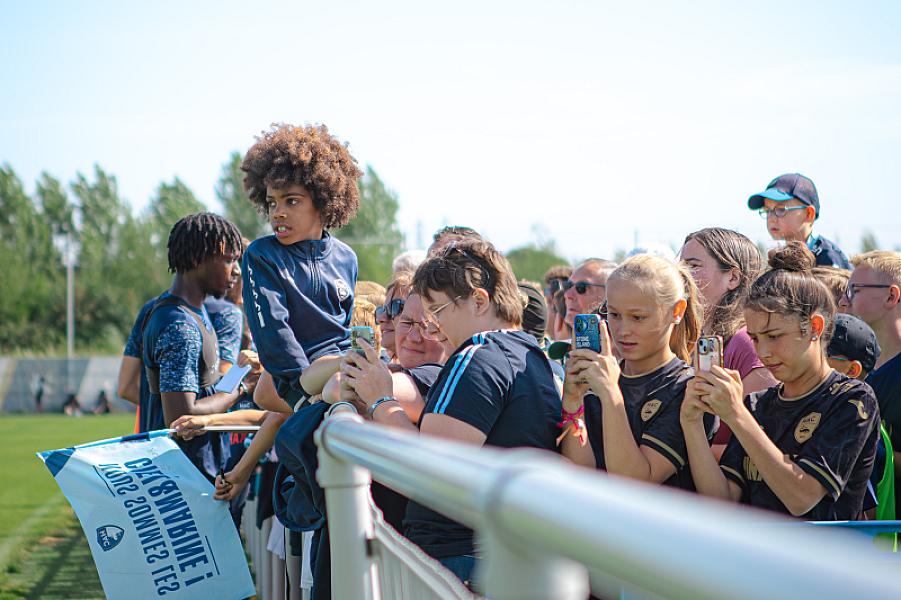 L'entraînement de ce mercredi ouvert au public