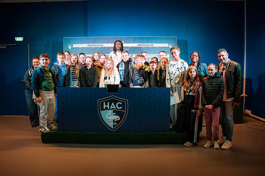 Les élèves de l’école primaire de Criquetot en visite au Stade Océane