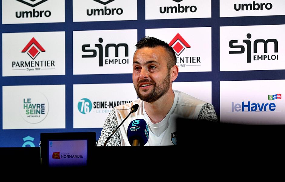 Après HAC - RC Lens (0-1), réactions de Maxime Di Liberto
