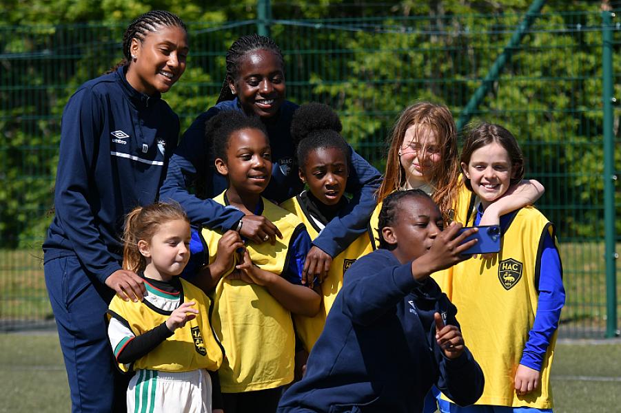 Coach Ciel&amp;Marine féminines : des footballeuses heureuses !
