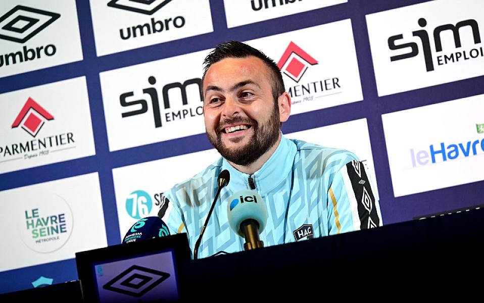 Avant HAC - FC Nantes, interview de Maxime Di Liberto
