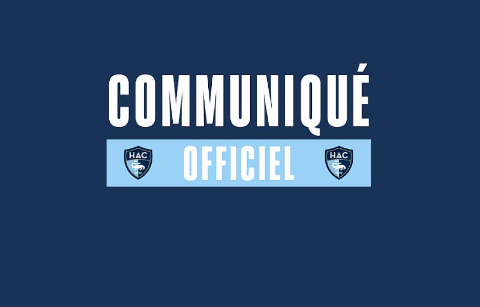 Match U18 Féminines : Communiqué Officiel Havre Athletic Club