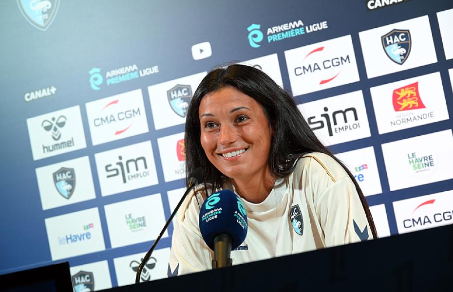 Féminines / Avant OM - HAC, interviews de Maxime Di Liberto et de Solène Champagnac