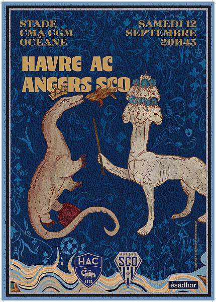 Découvrez l’affiche de HAC – Angers SCO !
